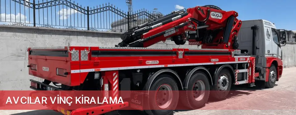 Avcılar İlçemi Vinç Kiralama